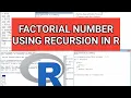 R Program to Find the Factorial of a Number Using Recursion Factorial Number in R Recursion R