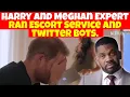 Harry and Meghan Twitter Expert ran Online Escort Service and used Twitter Bots Receipts