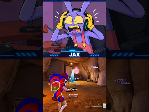Pomni humilla a Jax #fortnite #entretenimiento #shorts
