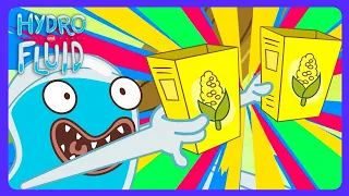 ¡Baile de agua explosivo! 🕺 - Hydro and Fluid | Dibujos Infantiles | WildBrain Montana de Aventura