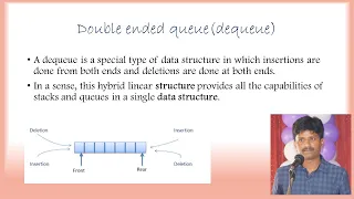 SESSION 40 DOUBLE ENDED QUEUES DEQUEUES