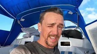 Boat Problems! “I’m Drinking Salt Water” (Day 20/100 Day Water World Challenge)