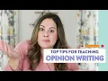 Books Tips for teaching OPINION WRITING how to teach opinion writing in first grade