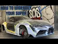 Building A Widebody 2020 Supra in 15 minutes Streethunter 002 part1