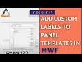 Adding Custom Labels to Panel Template
