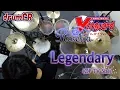 Download Lagu [Cardfight Vanguard V OP] Roselia - Legendary Drum Cover !