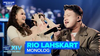 rio lahskart monolog pamungkas spekta 6 indonesian idol 2026