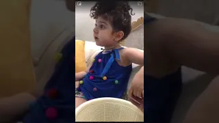 شیرین زبانی یک دختر بچه ایرانی 