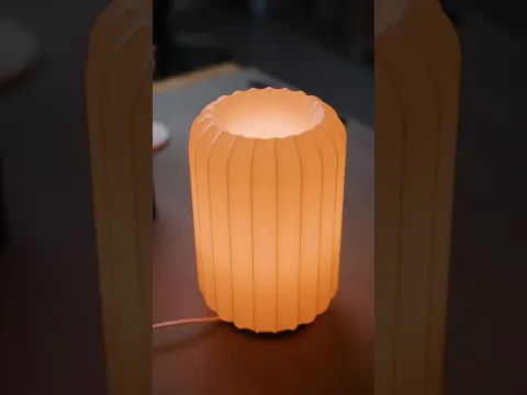 Hollow Lamp – Minimalist 3D Printed Table Lamp