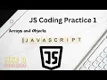 Arrays and Objects JS Coding Practice 1 NXTWAVE CCBP