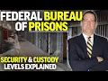 Federal Bureau of Prisons Prison Security Levels Custody Levels Explained BOP