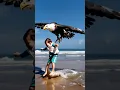 Download Lagu A giant eagle picked up the child! This is how the sailor saved his life! 🦅⚠️ #youtubeshorts