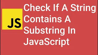 How to check if a string contains a substring