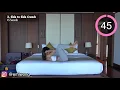 침대에서 하는 10분 고강도 복근 운동 (집에서 윗배 + 옆구리 + 아랫배 불태우기) ~ Emi