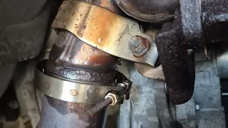 2011-2016 LML Duramax diesel PPE turbo downpipe install part 1