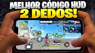 (HANDCAM) O MELHOR HUD 2 DEDOS para jogar Free Fire em 2026! 😯🔥 (CÓDIGOS + Movimentação)