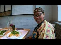 My BFF having a Sixty Vines experience and loving the food
