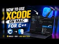 How to use Xcode on Mac for c Build Run Add Files