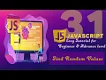 JavaScript Tutorial in Hindi Urdu part 31 JavaScript Find Random numbers