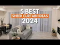 5 Best Sheer Curtains Ideas For Your Home 2024 Wall Curtains