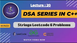 Solving 6 String Problems on LeetCode in C Problem
