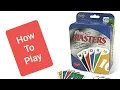 How To Play Phase 10 Masters Edition Card Game