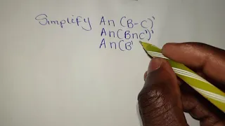 simplifying an set given expression using laws of sets Golden Zulu