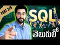 Part - SQL Full Course Telugu Queries Select Order Aggregations Vamsi Bhavani