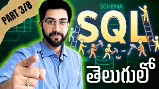 Part - SQL Full Course Telugu Queries Select Order Aggregations Vamsi Bhavani