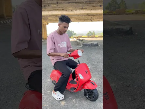 Ana Bangiya Rc Red Vaspa scooter Only Fitting and Review Testing 😍