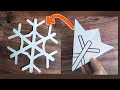 How to Cut a Perfect Paper Snowflake Easy Beautiful