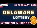 Delaware Day Lottery Results For - 04 Feb 2026