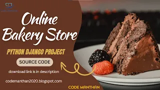 Online Bakery Store Python Django Project with Source Code