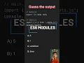 Javascript interview questions - es6