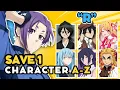 Save 1 ANIME CHARACTER for each LETTER A-Z part 2 ANIME QUIZ