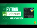 Python selenium web automation tool