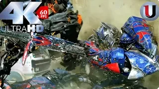 optimus prime vs lockdown final battle scene transformers age of extinction 2014 clip imax 4k 