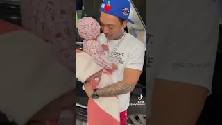 Lil meech and his daughter