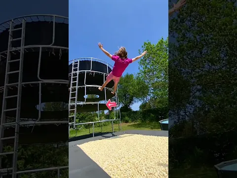 TRAMPOLIN vs POPCORN!