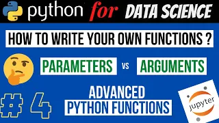 Python Functions - Parameters Arguments Return Values Tuple Tutorial 4
