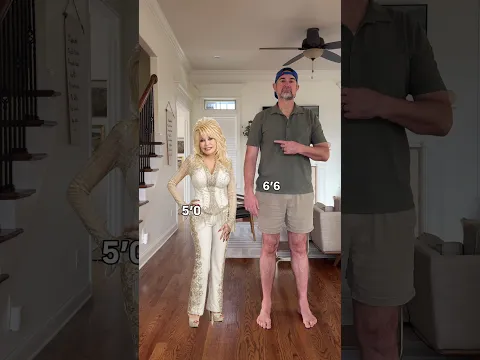How tall is Dolly Parton? We lost a legend! #tall