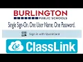BPS Getting Started With ClassLink QuickCards - Grades K 1 2