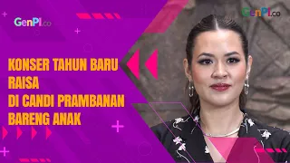 Pertama Kali, Raisa Ajak Anak Berlibur dan Konser di Candi Prambanan