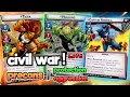 Civil War! - Tigra and Hulkling Precons vs. Civil War - Marvel Champions