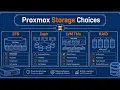 Proxmox Storage Explained ZFS vs Ceph vs LVM Thin vs RAID
