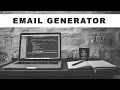 EMAIL GENERATOR WITH JAVA