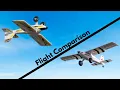 UMX Timber X UMX Turbo Timber flight comparison