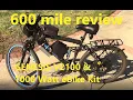 600 mile review Walmart Genesis V2100 Ebay Ebike Kit