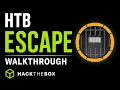Hack The Box Escape Full Walkthrough