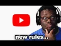 King Of Lightning Reacts to NEW Youtube REQUIREMENTS and Rules